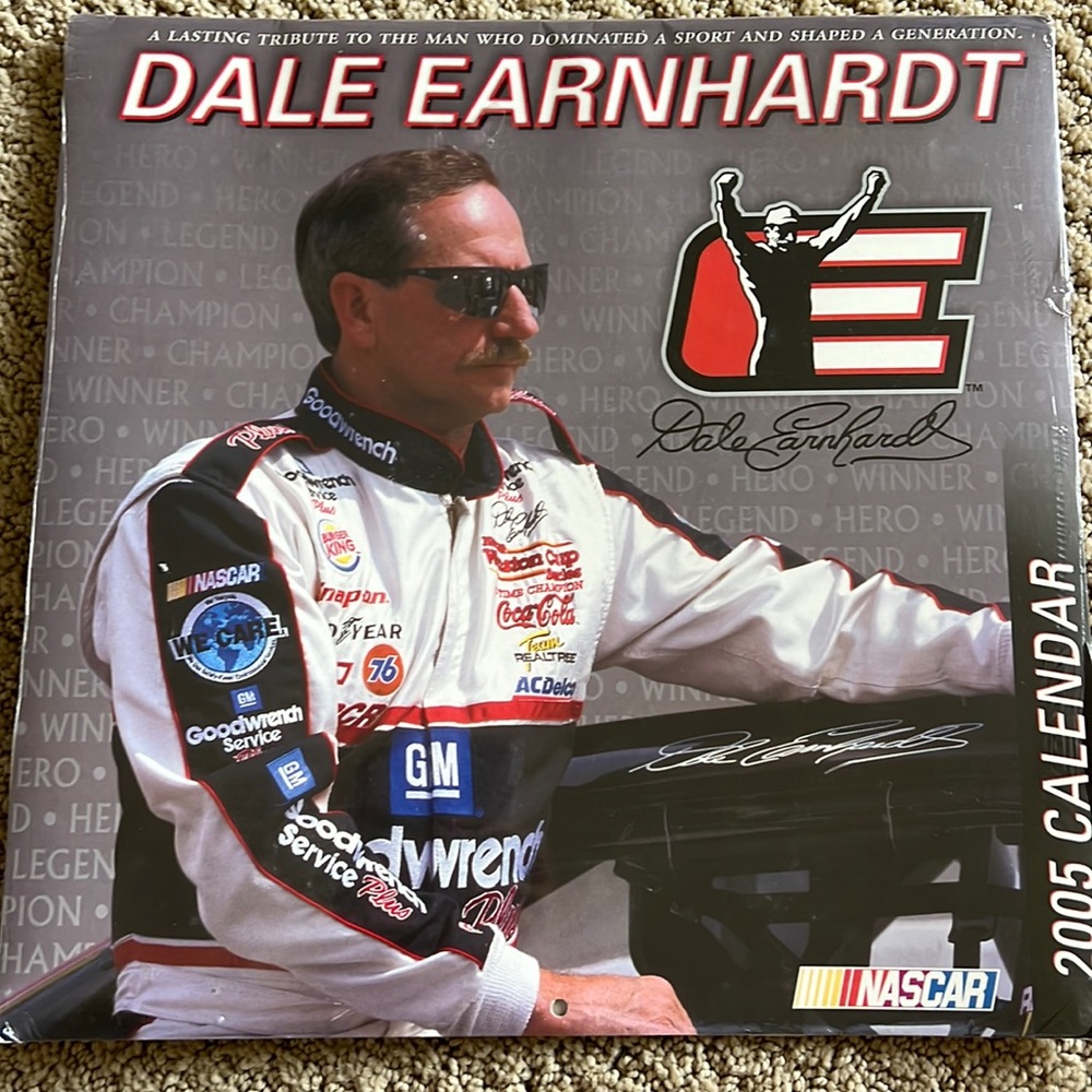 Dale Earnhardt 2005 Calendar Still In Plastic!